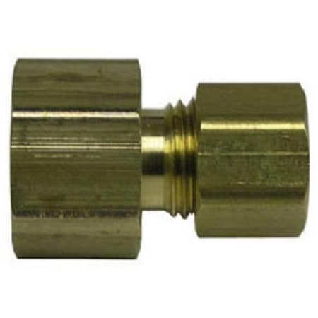 Brass Craft Service Parts Brass Craft Service Parts 462-6-4X P 0.25 x 0.37 Flare Compression Adapter 123717